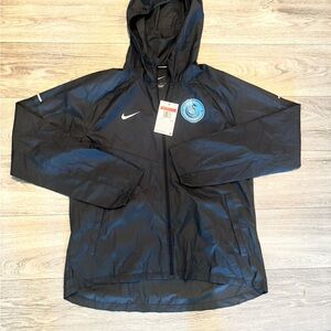 Nike Kids Navy Hooded Raincoat